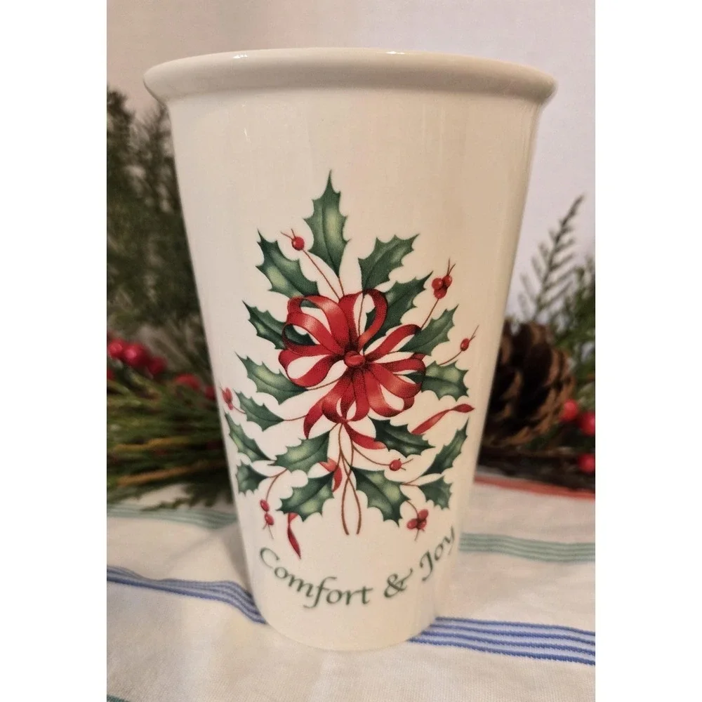 Vintage‎ Lenox America by Design Holiday Comfort & Joy Tumbler